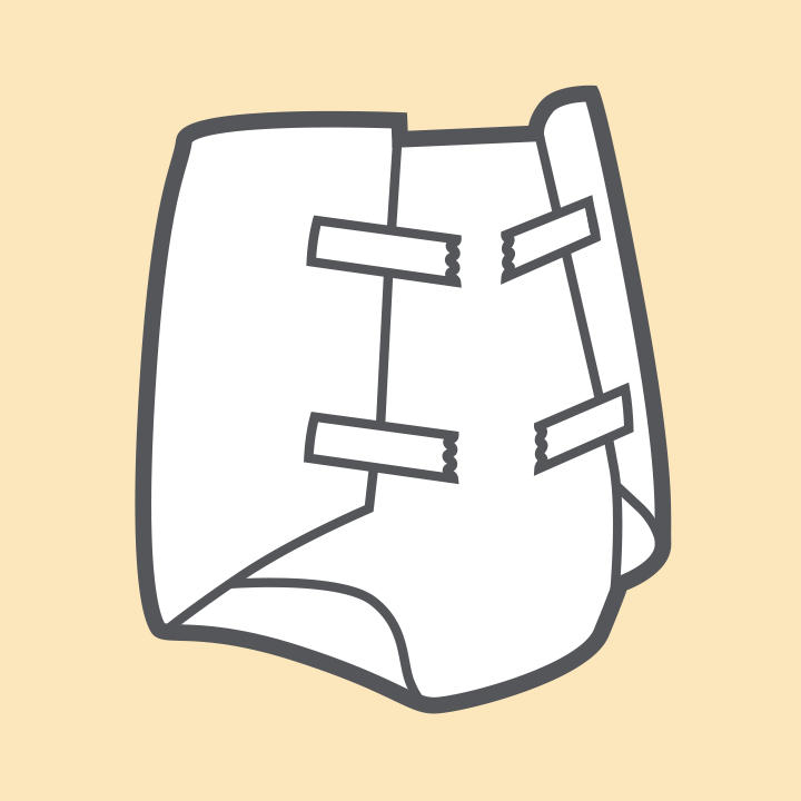 打开式成人纸尿裤